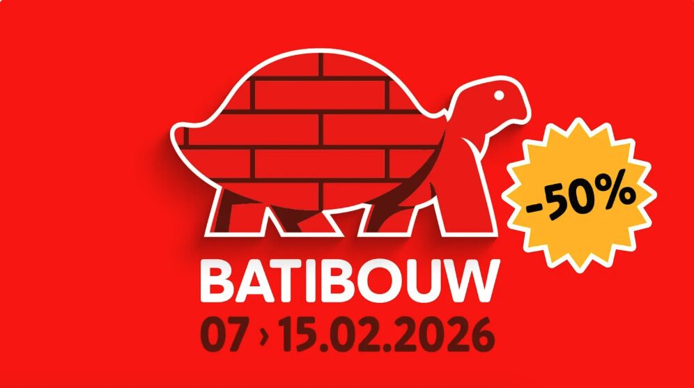 Batibouw 2026 réduction de 50%